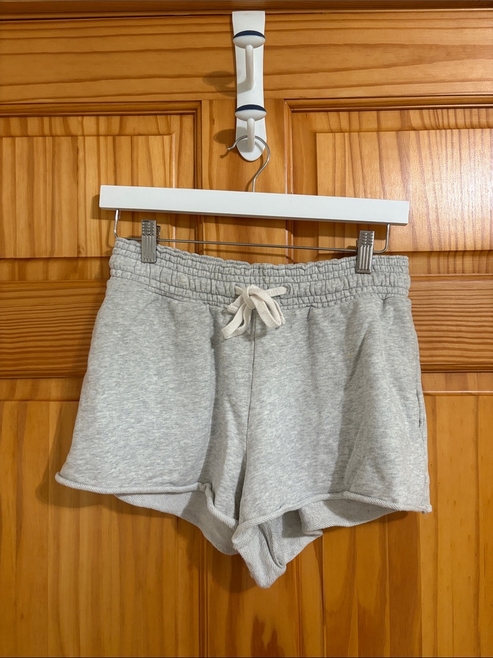 American Eagle Size Small Grey High-Rise Loungewear Athleisure Shorts